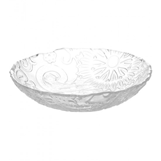 Bowl 13,5cm Diâmetro Por 3cm Altura De Vidro Sodo-Calcico Paisley